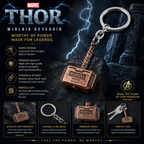 Legendary Thor Hammer Metal Keychain