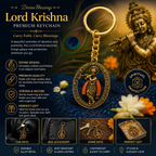 Lord Krishna Traditional Decorative Keychain