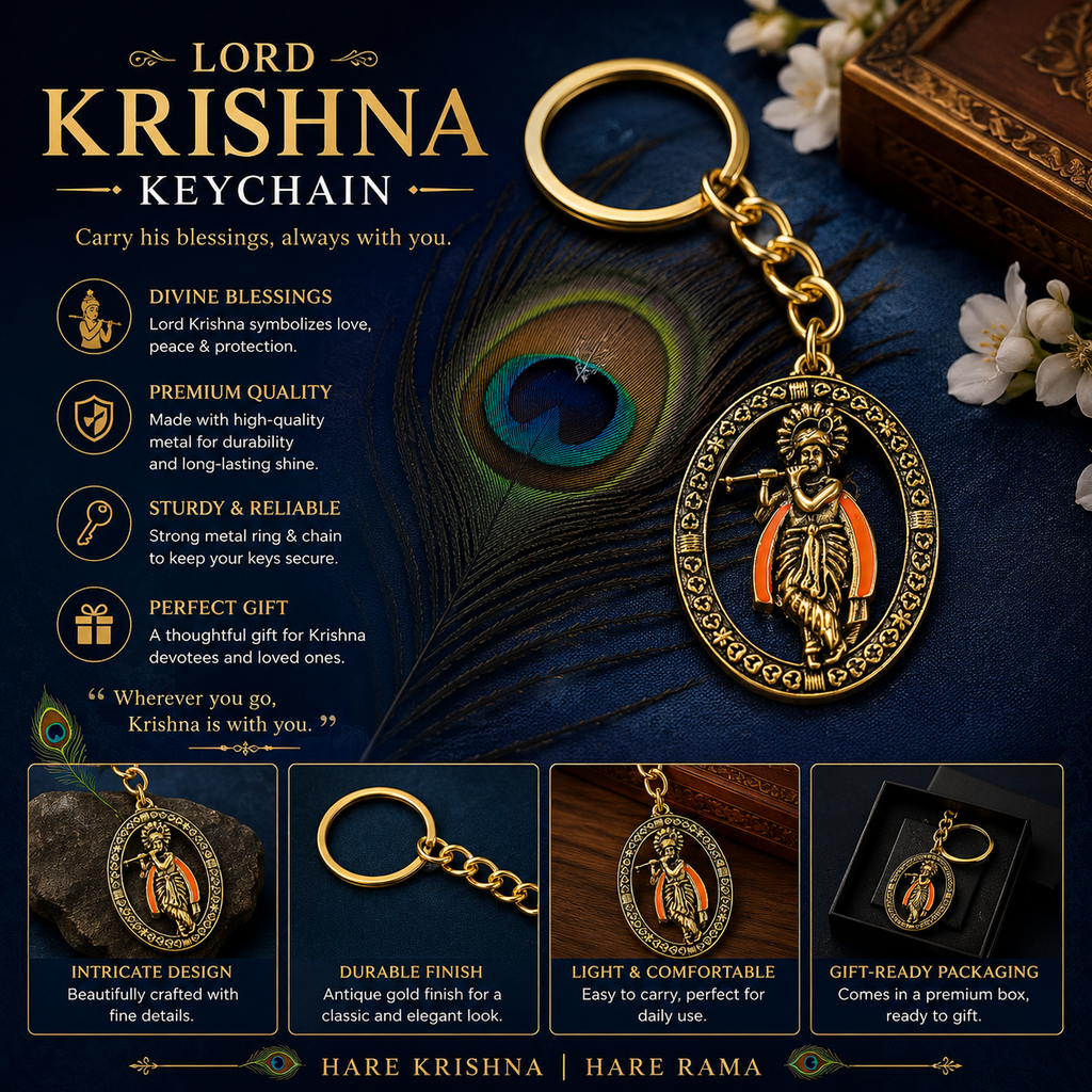 Lord Krishna Traditional Decorative Keychain