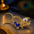 Krishna Decorative Metal Keychain