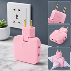 3-in-1 Universal Foldable Adapter Plug – Wireless Multi Socket Converter
