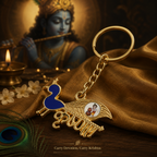 Krishna Decorative Metal Keychain