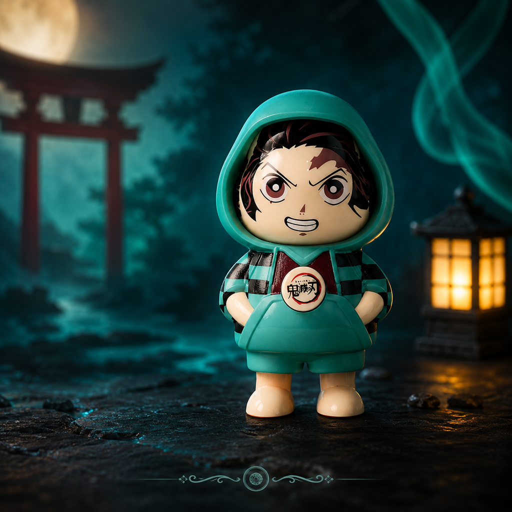 Cute Cartoon Action Figure Keychain