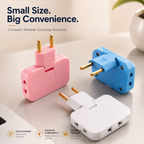 3-in-1 Universal Foldable Adapter Plug – Wireless Multi Socket Converter