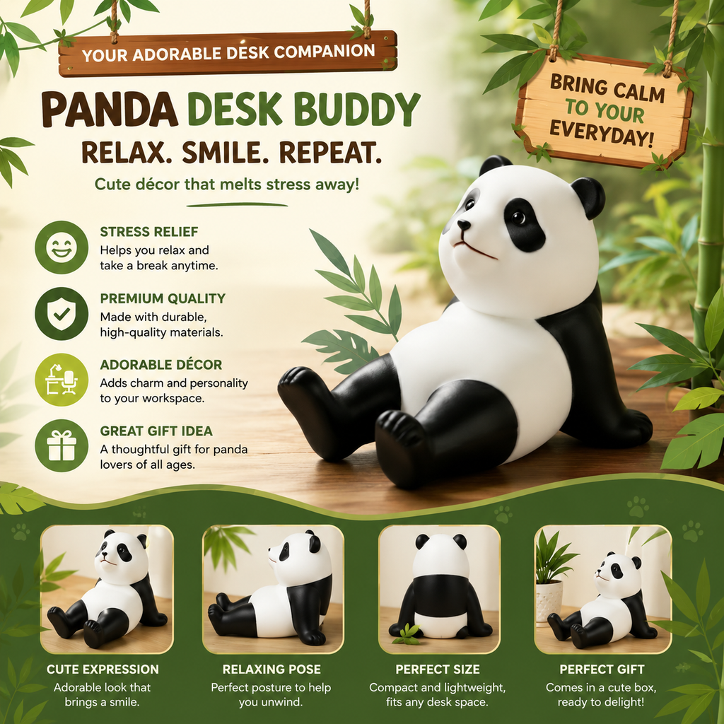 Cute Panda Mobile Stand