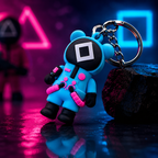 Squid Game Soft Silicone Keychain.