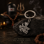 Om Namah Shivay Metal Keychain